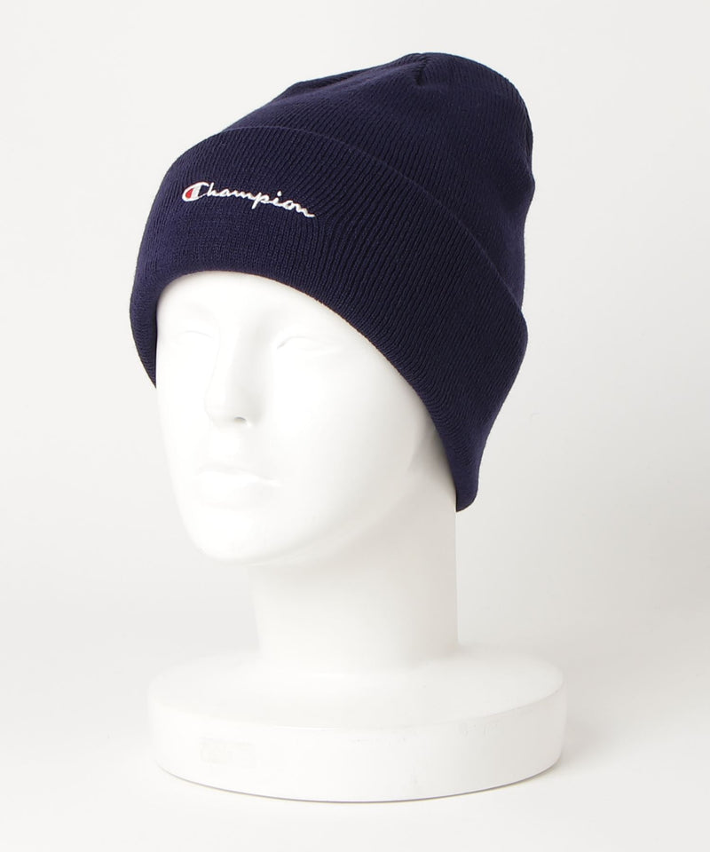 【CHAMPION/チャンピオン】スクリプトロゴ天竺ワッチ　ワンポイントロゴ刺繍　ニットキャップ/ビーニー