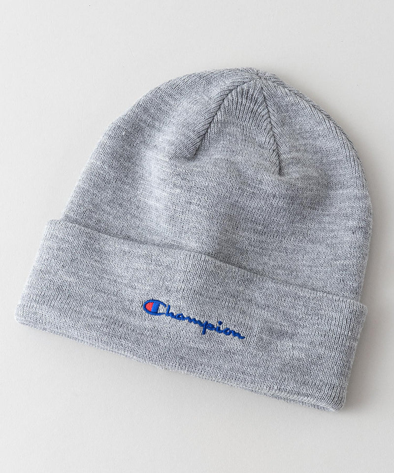 【CHAMPION/チャンピオン】スクリプトロゴ天竺ワッチ　ワンポイントロゴ刺繍　ニットキャップ/ビーニー