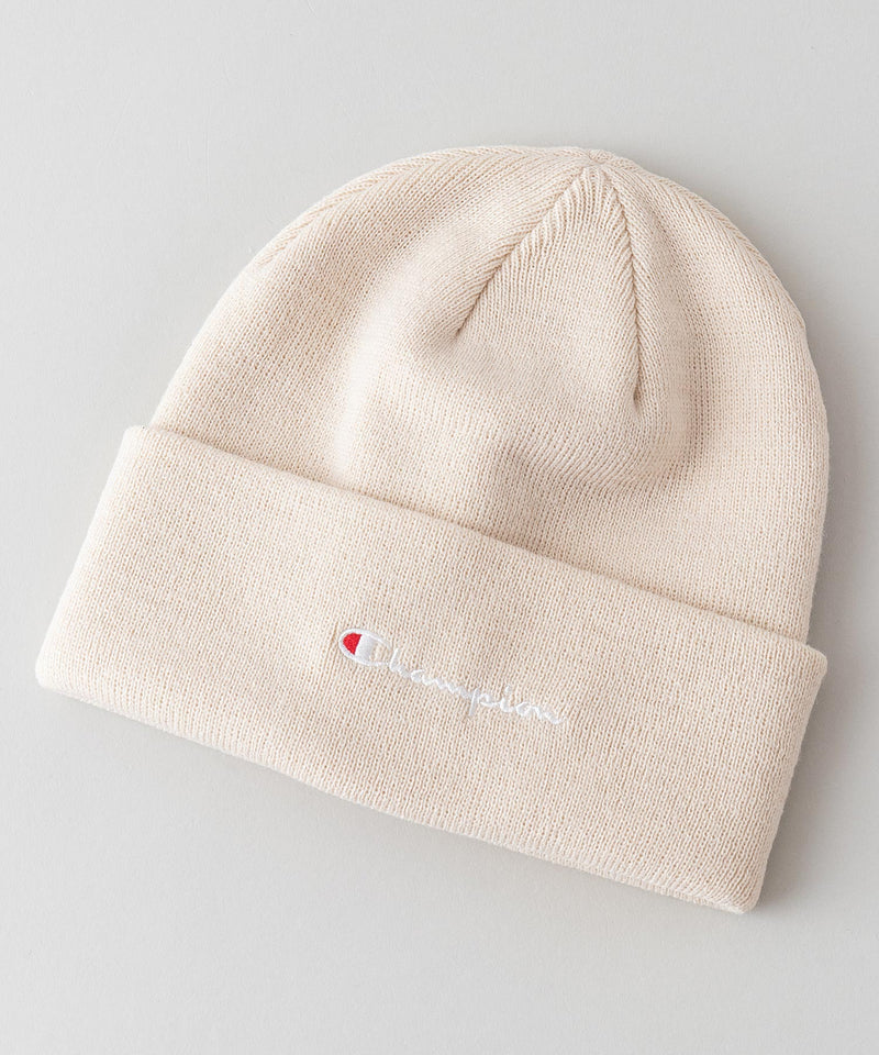 【CHAMPION/チャンピオン】スクリプトロゴ天竺ワッチ　ワンポイントロゴ刺繍　ニットキャップ/ビーニー