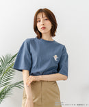 【ねないこだれだ】【コットン100％のしっかりした生地 ドロップショルダー】オリジナルデザイン 刺繍Tシャツ せなけいこ 絵本 コラボ キャラクター 半袖 ユニセックス おばけ グッズ かわいい