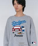 【PEANUTS/ピーナッツ】【ユニセックスデザインでリンクコーデにも◎】MLB×PEANUTS 裏起毛トレーナー 保温 キャラクター ドジャース ヤンキース パイレーツ ❘ジーンズメイト公式オンラインショップ