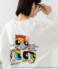 【DISCUS×THE POWERPUFF GIRLS】キャラクタープリントスウェットトレーナー メンズ レディース ユニセックス