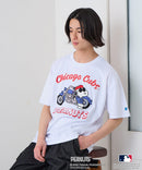 【PEANUTS×MLB】オリジナルデザインTシャツ 刺繍 ドロップショルダー ユニセックス