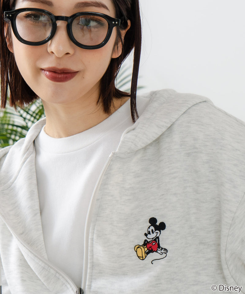 【Disney /ディズニー】裏毛フルジップパーカー