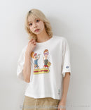 【DISCUS/ディスカス】【選べる丈感・ビーバス＆バッドヘッド】DISCUS×BEAVIS AND BUTT-HEAD コラボＴシャツ 綿100% クルーネック アニメ キャラクタープリント アメカジ ストリート