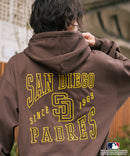 【MLB/メジャーリーグベースボール】裏起毛 バックロゴ フーディー プルオーバーパーカー