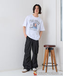 【TOM and JERRY/トムとジェリー】オリジナルデザインTシャツ 刺繍 ドロップショルダー ユニセックス