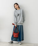 【DISCUS×DISNEY】「ミッキーマウス」キャラクタープリントスウェットトレーナー メンズ レディース ユニセックス