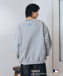 【PEANUTS×MLB】オリジナルデザイン 裏起毛トレーナー ヤンキース ドジャース カブス キャラクター