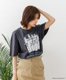 【ムーミン】 【綿100%のしっかりした生地】オリジナルデザイン キャラクター刺繍Tシャツ リトルミイ ニョロニョロ 大人カジュアル ユニセックス