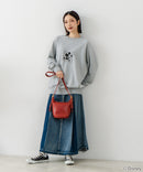 【DISCUS×DISNEY】「ミッキーマウス」キャラクタープリントスウェットトレーナー メンズ レディース ユニセックス