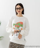 【DISCUS ATHLETIC×LOONEY TUNES】スペース・ジャム キャラクタープリントスウェットトレーナー メンズ レディース ユニセックス