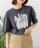 【ムーミン】 【綿100%のしっかりした生地】オリジナルデザイン キャラクター刺繍Tシャツ リトルミイ ニョロニョロ 大人カジュアル ユニセックス