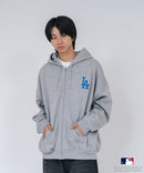 【PEANUTS/ピーナッツ】【ユニセックスデザインでリンクコーデにも◎】MLB×PEANUTS 裏起毛ジップパーカー 保温 キャラクター ドジャース ヤンキース ホワイトソックス