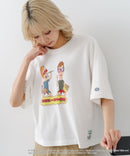 【DISCUS/ディスカス】【選べる丈感・ビーバス＆バッドヘッド】DISCUS×BEAVIS AND BUTT-HEAD コラボＴシャツ 綿100% クルーネック アニメ キャラクタープリント アメカジ ストリート