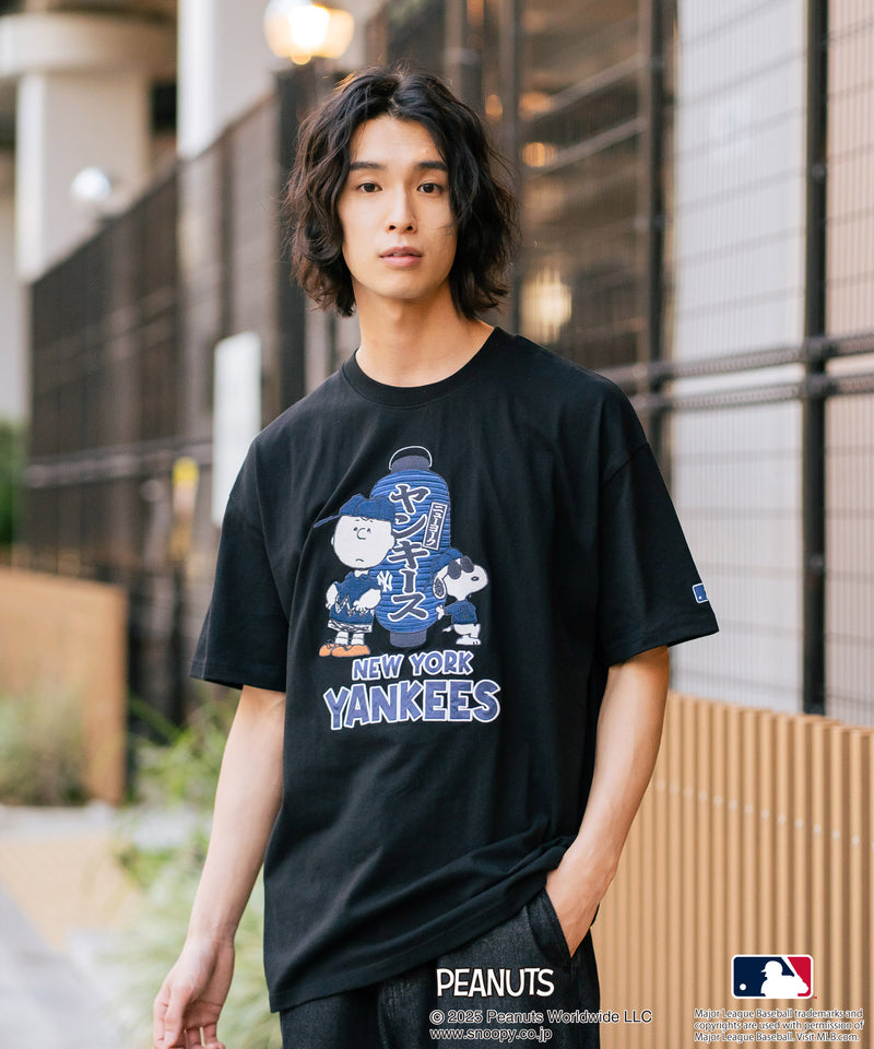 【PEANUTS×MLB】オリジナルデザイン 和柄Ｔシャツ ドジャース ヤンキース カブス スーベニア
