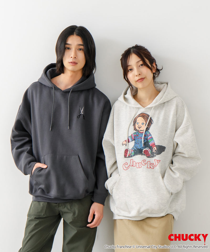 【CHUCKY/チャッキー】オリジナルデザイン 裏起毛パーカー フーディー CHUCKY チャッキー ティファニー