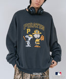【PEANUTS/ピーナッツ】【ユニセックスデザインでリンクコーデにも◎】MLB×PEANUTS 裏起毛トレーナー 保温 キャラクター ドジャース ヤンキース パイレーツ ❘ジーンズメイト公式オンラインショップ