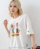 【DISCUS/ディスカス】【選べる丈感・ビーバス＆バッドヘッド】DISCUS×BEAVIS AND BUTT-HEAD コラボＴシャツ 綿100% クルーネック アニメ キャラクタープリント アメカジ ストリート