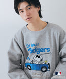 【PEANUTS×MLB】オリジナルデザイン 裏起毛トレーナー ヤンキース ドジャース カブス キャラクター