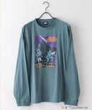 【STAR WARS/スター・ウォーズ】パウダーブリーチ加工 ビッグシルエットロンT ドロップショルダー オーバーサイズ ヴィンテージ加工】