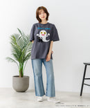 【ねないこだれだ】【コットン100％のしっかりした生地 ドロップショルダー】オリジナルデザイン 刺繍Tシャツ せなけいこ 絵本 コラボ キャラクター 半袖 ユニセックス おばけ グッズ かわいい