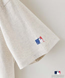 【PEANUTS×MLB】オリジナルデザインTシャツ 刺繍 ドロップショルダー ユニセックス