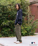 【MLB/メジャーリーグベースボール】裏起毛 バックロゴ フーディー プルオーバーパーカー