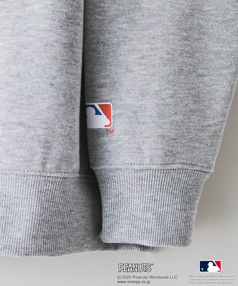 【PEANUTS×MLB】オリジナルデザイン KIDS裏起毛トレーナー キッズサイズ ヤンキース ドジャース カブス キャラクター