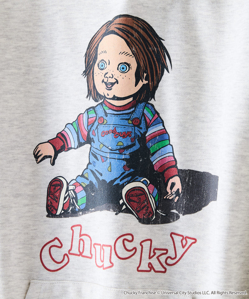 【CHUCKY/チャッキー】オリジナルデザイン 裏起毛パーカー フーディー CHUCKY チャッキー ティファニー