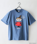 【ムーミン】 【綿100%のしっかりした生地】オリジナルデザイン キャラクター刺繍Tシャツ リトルミイ ニョロニョロ 大人カジュアル ユニセックス