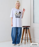 【タマ＆フレンズ～うちのタマ知りませんか？】オリジナルデザインTシャツ バイキンくん 刺繍 ドロップショルダー ユニセックス