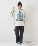 【SEQUENZ/シークエンズ】TP C/N KNIT/スヌーピー ニット クルーネック ワイドシルエット ジャガード