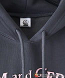 【TOM and JERRY/トムとジェリー】オリジナルデザイン 刺繍 プルオーバーパーカー フーディー ジェリー タフィー サカナ ドロップショルダー ビッグシルエット