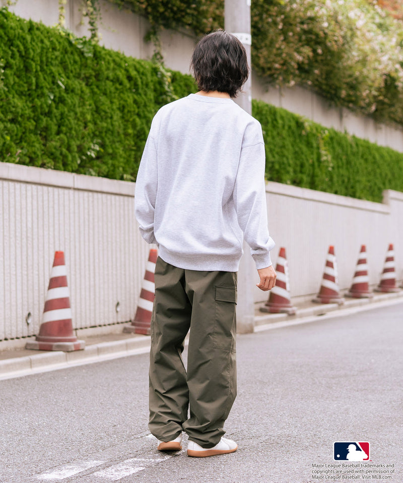 【MLB/メジャーリーグベースボール】 裏起毛 レトロロゴ クルーネックトレーナー スウェット