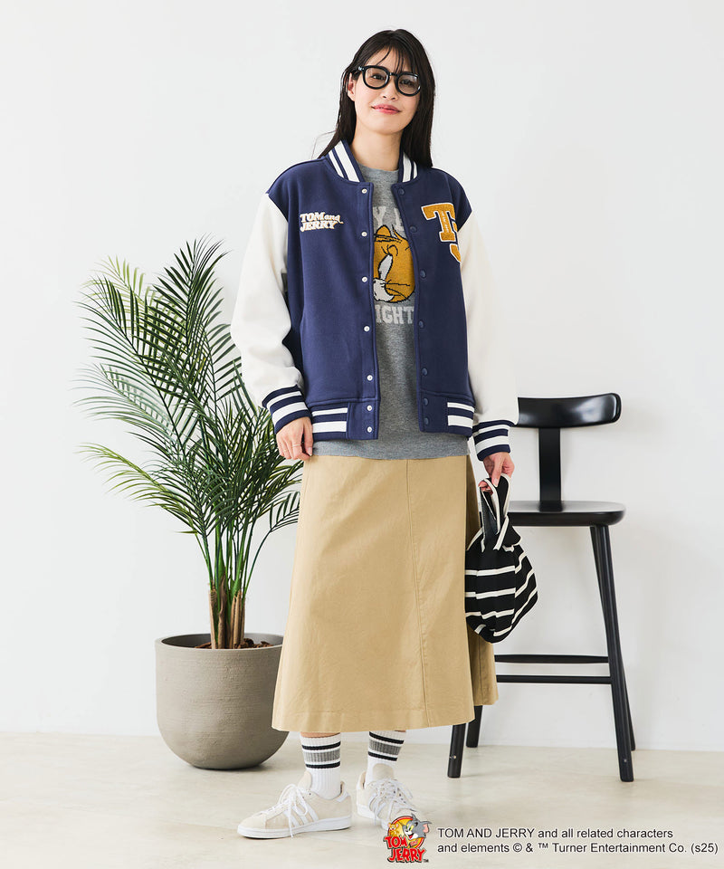 【TOM&JERRY/トムとジェリー】フリースボンディングスタジャン