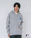 【PEANUTS/ピーナッツ】【ユニセックスデザインでリンクコーデにも◎】MLB×PEANUTS 裏起毛ジップパーカー 保温 キャラクター ドジャース ヤンキース ホワイトソックス