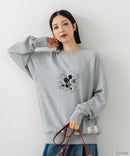 【DISCUS×DISNEY】「ミッキーマウス」キャラクタープリントスウェットトレーナー メンズ レディース ユニセックス