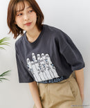 【ムーミン】 【綿100%のしっかりした生地】オリジナルデザイン キャラクター刺繍Tシャツ リトルミイ ニョロニョロ 大人カジュアル ユニセックス