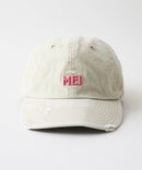 【MEI/メイ】ピグメントローキャップ ウォッシュ加工 ダメージ加工
