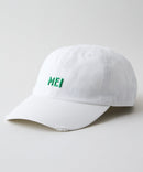 【MEI/メイ】ピグメントローキャップ ウォッシュ加工 ダメージ加工