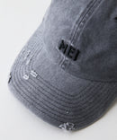 【MEI/メイ】ピグメントローキャップ ウォッシュ加工 ダメージ加工
