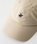 【BEVERLY HILLS POLO CLUB/ビバリーヒルズポロクラブ】【前後ロゴ刺繍で魅せる】ウォッシュツイルキャップ 綿ナイロン 製品洗い加工 定番