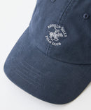 【BEVERLY HILLS POLO CLUB/ビバリーヒルズポロクラブ】【夏でも蒸れずに涼しい】オックス ローキャップ 通気性抜群 綿100% ワンポイント刺繍