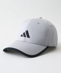 【ADIDAS/アディダス】【吸汗速乾・日差し対策】ツイルキャップ スポーツキャップ 定番ロゴ 8cmロングつば