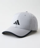 【ADIDAS/アディダス】【吸汗速乾・日差し対策】ツイルキャップ スポーツキャップ 定番ロゴ 8cmロングつば