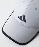 【ADIDAS/アディダス】【吸汗速乾・日差し対策】ツイルキャップ スポーツキャップ 定番ロゴ 8cmロングつば