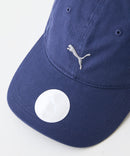 【PUMA/プーマ】【アジャスターでサイズ調整可能】ツイルワンポイント刺繍キャップ 洗い加工 ユーズド感 ヴィンテージ風 カジュアル ユニセックス