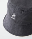 【BEVERLY HILLS POLO CLUB/ビバリーヒルズポロクラブ】【夏でも蒸れずに涼しい】オックス バケットハット 通気性抜群 綿100% ワンポイント刺繍