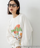 【DISCUS ATHLETIC×LOONEY TUNES】スペース・ジャム キャラクタープリントスウェットトレーナー メンズ レディース ユニセックス